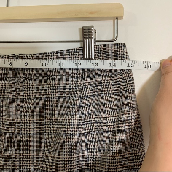 Brown Plaid Mini Skirt - Picture 8 of 9